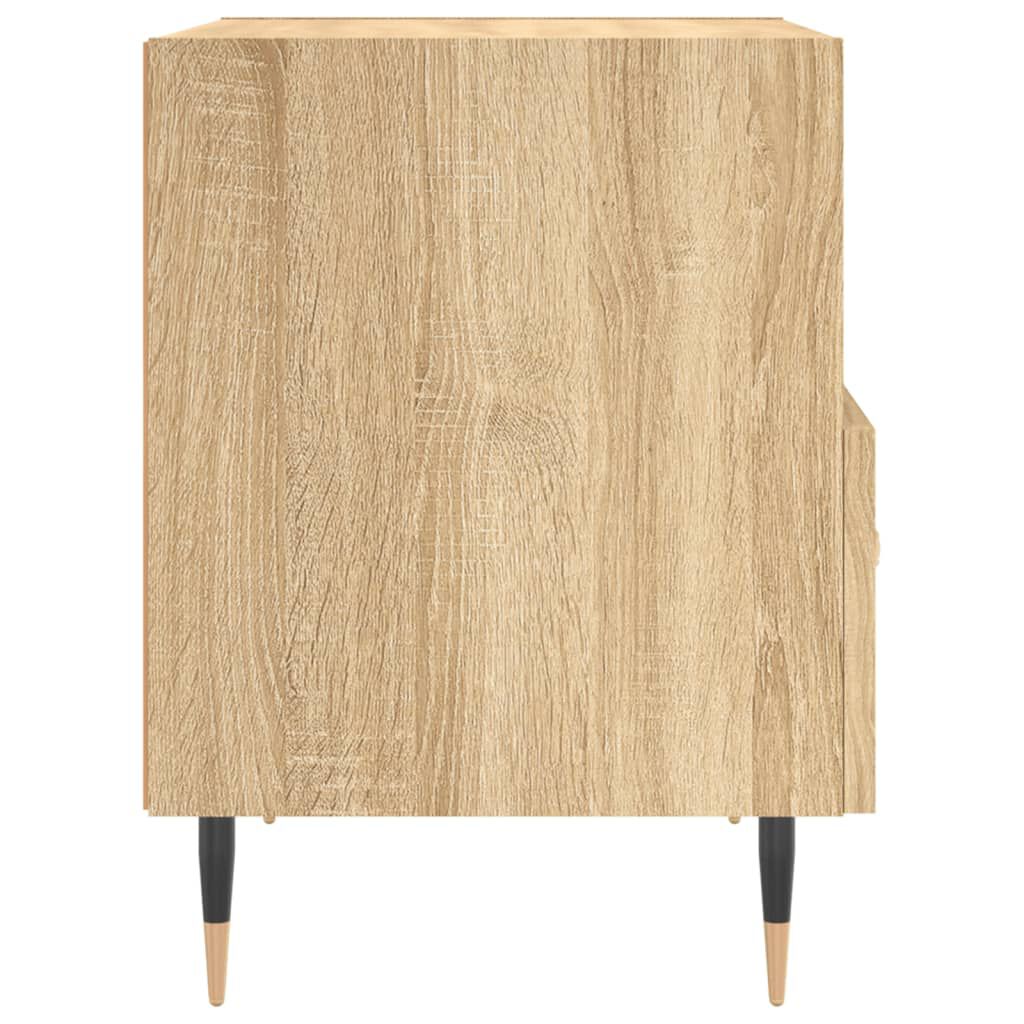 vidaXL Κομοδίνα 2 τεμ. Sonoma Δρυς 40 x 35 x 47,5 εκ. Επεξεργ. Ξύλο