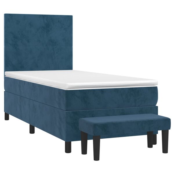 vidaXL &Kappa;&rho;&epsilon;&beta;ά&tau;&iota; Boxspring &mu;&epsilon; &Sigma;&tau;&rho;ώ&mu;&alpha; &Sigma;&kappa;&omicron;ύ&rho;&omicron; &Mu;&pi;&lambda;&epsilon; 90x190 &epsilon;&kappa;. &Beta;&epsilon;&lambda;&omicron;ύ&delta;&iota;&nu;&omicron;