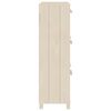 vidaXL Παπουτσοθήκη HAMAR Καφέ Μελί 59,5x35x117 εκ. Μασίφ Ξύλο Πεύκου