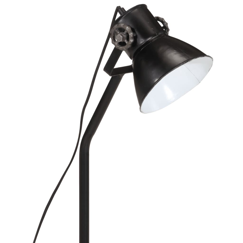 vidaXL Φωτιστικό Γραφείου 25 W Μαύρο 17x17x60 εκ. Ε27