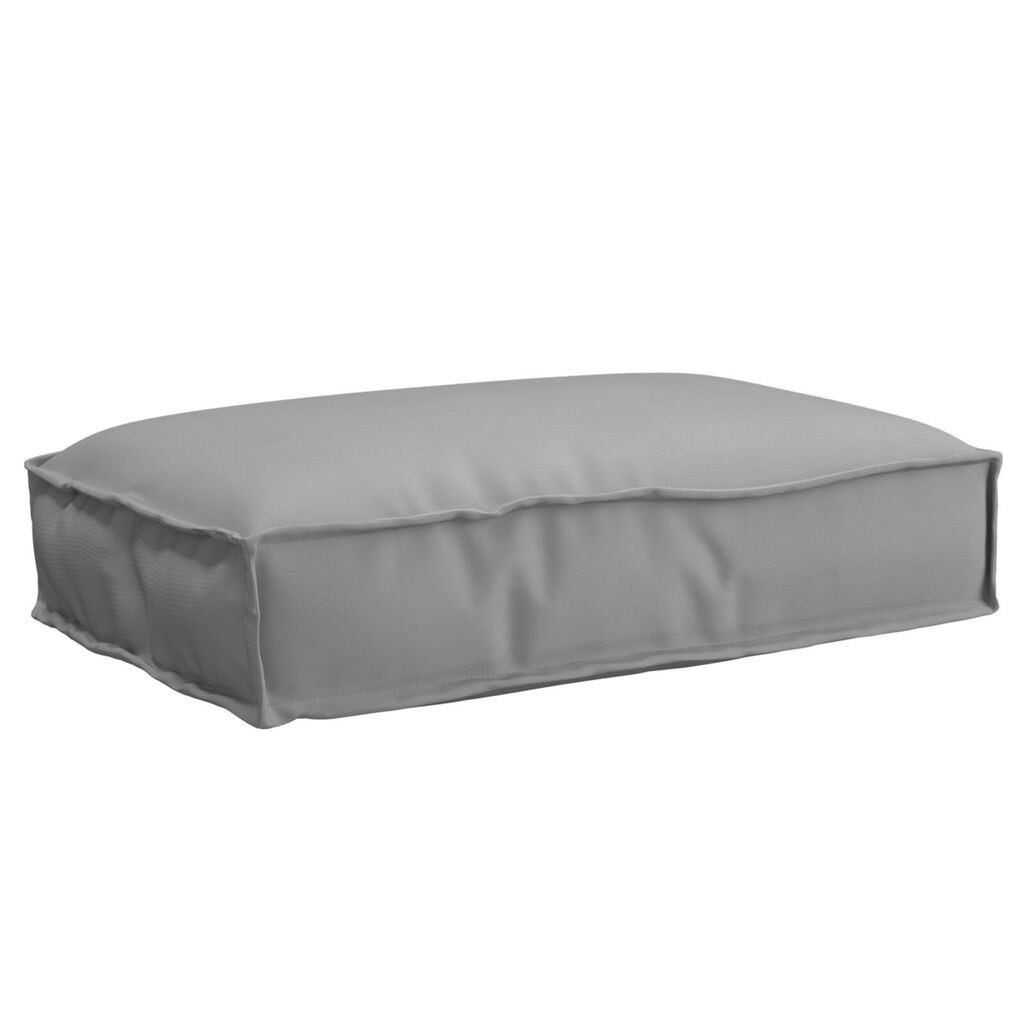 vidaXL Μαξιλάρι Παλετών για Καθίστα Γκρι 60x40x8 εκ. από Ύφασμα Oxford