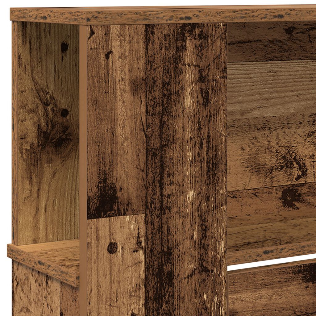 vidaXL Κεφαλάρι Ντουλάπα Παλιού Ξύλου 220x18,5x104,5 εκ
