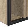 vidaXL Σετ Επίπλων Μπάνιου με ράφι με πόρτα 3 pcs Καφέ 60 x 30 x 60 cm