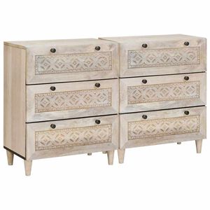 vidaXL &Pi;&lambda;&alpha;ϊ&nu;ό &gamma;&rho;&alpha;&phi;&epsilon;ί&omicron; 2 &tau;&mu;&chi;. 120 x 33,5 x 75 &epsilon;&kappa; &Mu;&alpha;&sigma;ί&phi; &xi;ύ&lambda;&omicron; &mu;ά&nu;&gamma;&kappa;&omicron;