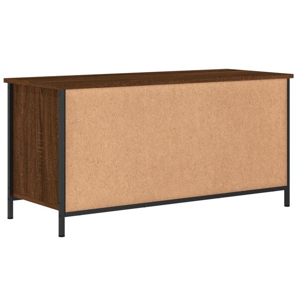 vidaXL Έπιπλο Τηλεόρασης Καφέ Δρυς 100x40x50 εκ. Επεξεργασμένο Ξύλο
