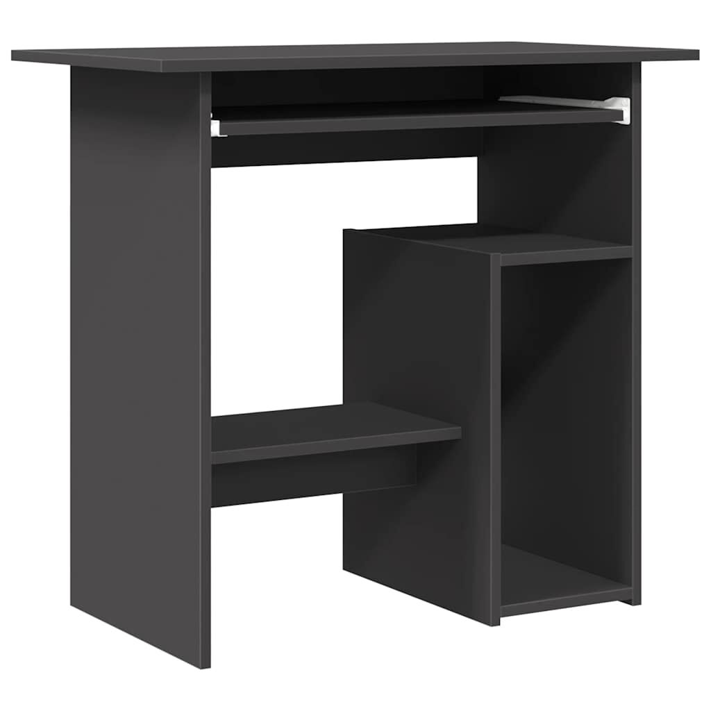 vidaXL Γραφείο Γκρι 80 x 45 x 74 εκ. από Μοριοσανίδα