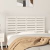 vidaXL Κεφαλάρι Τοίχου Λευκό 141x3x63 εκ. από Μασίφ Ξύλο Πεύκου