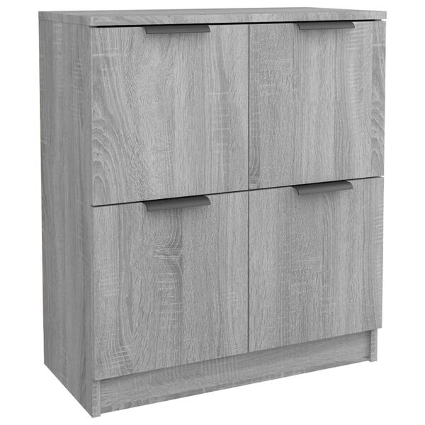 vidaXL Ντουλάπι Γκρι Sonoma 60 x 30 x 70 εκ. από Επεξεργασμένο Ξύλο