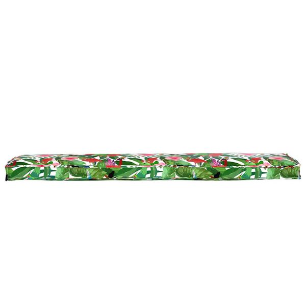 vidaXL Μαξιλάρι παλέτας Τροπική ζούγκλα 180 x 40 x 8 εκ. Ύφασμα Oxford