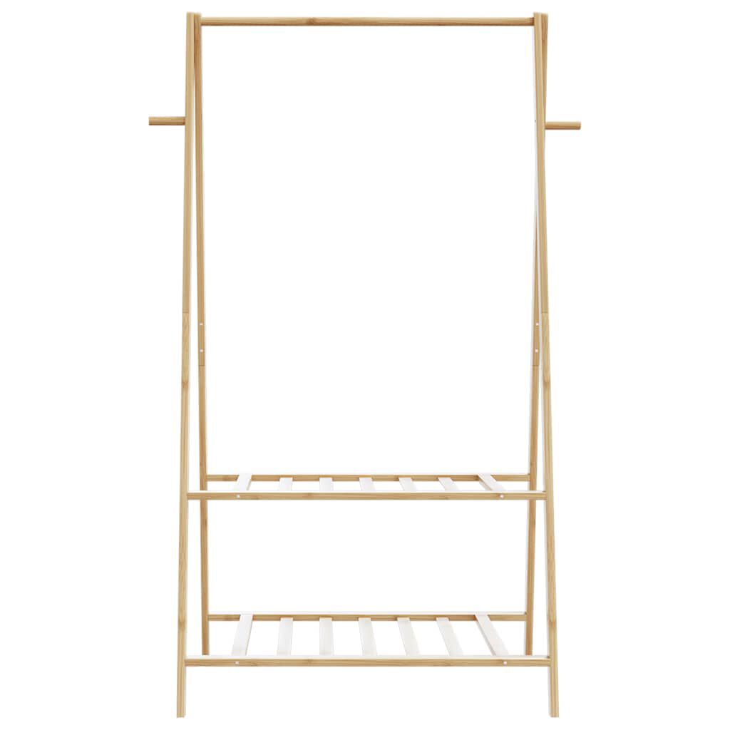 vidaXL Κρεμάστρα Ρούχων με Ράφια 96x45,5x150,5 εκ. Μπαμπού