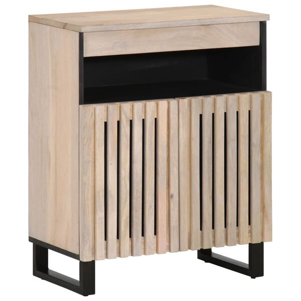 vidaXL Ντουλάπι 60 x 34 x 75 εκ. από Μασίφ Ξύλο Μάνγκο