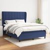vidaXL &Kappa;&rho;&epsilon;&beta;ά&tau;&iota; Boxspring &mu;&epsilon; &Sigma;&tau;&rho;ώ&mu;&alpha; &Mu;&pi;&lambda;&epsilon; 140x190 &epsilon;&kappa;. &Upsilon;&phi;&alpha;&sigma;&mu;ά&tau;&iota;&nu;&omicron;