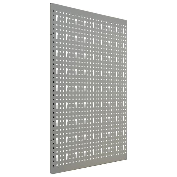 vidaXL Πλάτες Εργαλείων Τοίχου Διάτρητες 4 τεμ. 40 x 58 εκ. Ατσάλινες