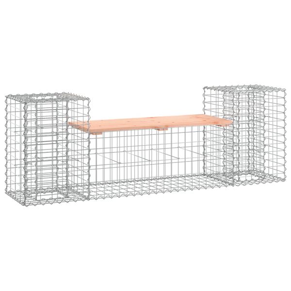 vidaXL Παγκάκι Συρματοκιβώτιο 183x41x60,5 εκ. Μασίφ Ξύλο Ψευδοτσούγκας