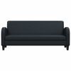 vidaXL Σετ Καναπέδων 2 Τεμαχίων Μαύρο από Συνθετικό Δέρμα