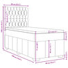 vidaXL &Kappa;&rho;&epsilon;&beta;ά&tau;&iota; Boxspring &mu;&epsilon; &Sigma;&tau;&rho;ώ&mu;&alpha; &Mu;&pi;&lambda;&epsilon; 90x190 &epsilon;&kappa;.&Upsilon;&phi;&alpha;&sigma;&mu;ά&tau;&iota;&nu;&omicron;