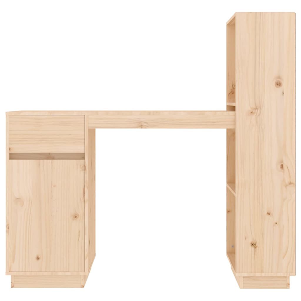 vidaXL Γραφείο 110 x 53 x 117 εκ. από Μασίφ Ξύλο Πεύκου