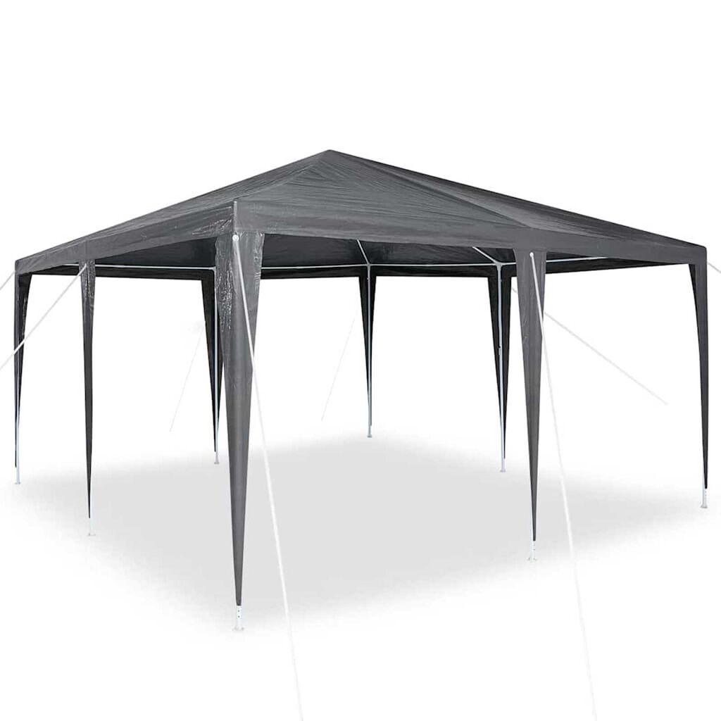 vidaXL Σκηνή Πάρτυ Ανθρακί, Λευκό 400 x 400 x 266 εκ