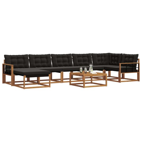 vidaXL &Sigma;&epsilon;&iota;&rho;ά &Kappa;&alpha;&nu;&alpha;&pi;έ &Epsilon;&xi;&omega;&tau;&epsilon;&rho;&iota;&kappa;&omicron;ύ &mu;&epsilon; &mu;&alpha;&xi;&iota;&lambda;ά&rho;&iota; 22 pcs &Phi;&upsilon;&sigma;&iota;&kappa;ό &kappa;&alpha;&iota; &Mu;&alpha;ύ&rho;&omicron;