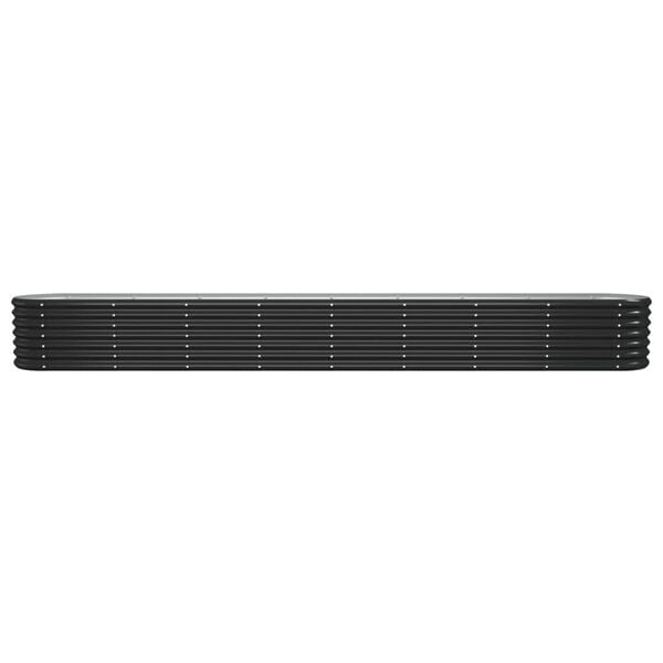 vidaXL Ζαρντινιέρα Ανθρακί 332x40x36 εκ Ατσάλι με Ηλεκτρ. Βαφή Πούδρας