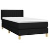 vidaXL &Kappa;&rho;&epsilon;&beta;ά&tau;&iota; Boxspring &mu;&epsilon; &Sigma;&tau;&rho;ώ&mu;&alpha; &Mu;&alpha;ύ&rho;&omicron; 90x190 &epsilon;&kappa;.&Upsilon;&phi;&alpha;&sigma;&mu;ά&tau;&iota;&nu;&omicron;