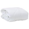 vidaXL Πάπλωμα με μαξιλάρι 2 pcs Λευκό 140 x 200 cm Μικροΐνες