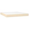 vidaXL &Kappa;&rho;&epsilon;&beta;ά&tau;&iota; Boxspring &mu;&epsilon; &Sigma;&tau;&rho;ώ&mu;&alpha; & LED &Kappa;&rho;&epsilon;&mu; 180x200 &epsilon;&kappa;. &Upsilon;&phi;&alpha;&sigma;&mu;ά&tau;&iota;&nu;&omicron;