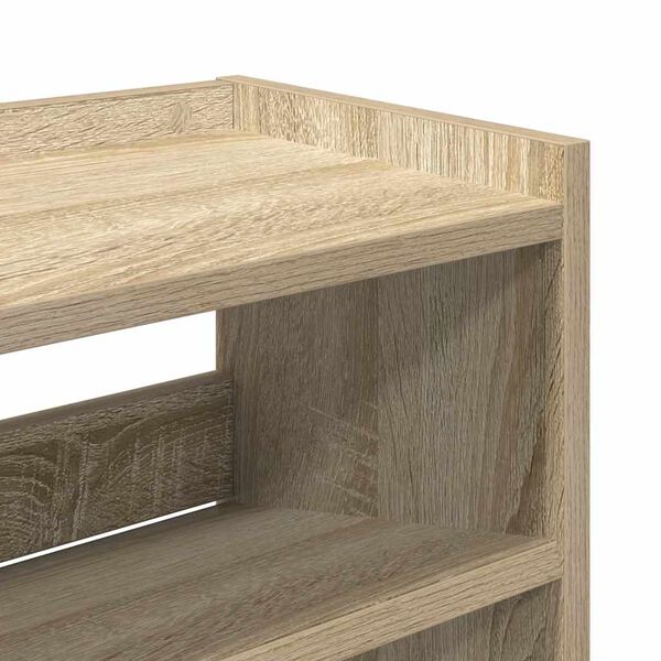 Ράφι παπουτσιών vidaXL Sonoma Oak 80x25x81 cm Κατασκευασμένο ξύλο
