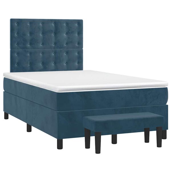 vidaXL &Kappa;&rho;&epsilon;&beta;ά&tau;&iota; Boxspring &mu;&epsilon; &Sigma;&tau;&rho;ώ&mu;&alpha; &Sigma;&kappa;&omicron;ύ&rho;&omicron; &Mu;&pi;&lambda;&epsilon; 120x200 &epsilon;&kappa;. &Beta;&epsilon;&lambda;&omicron;ύ&delta;&iota;&nu;&omicron;