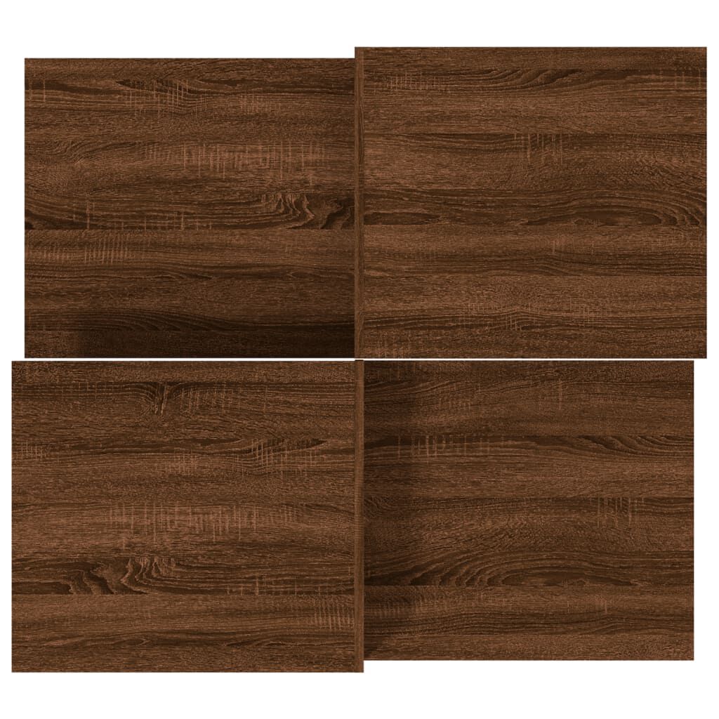 vidaXL Τραπεζάκια Σαλονιού 2 τεμ Brown Oak Επεξ. Ξύλο