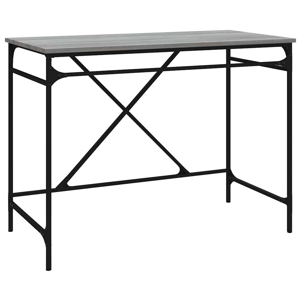 vidaXL Γραφείο Γκρι Sonoma 100 x 50 x 75 εκ. από Επεξεργασμένο Ξύλο