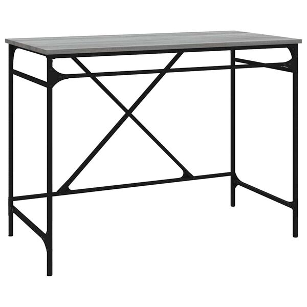 vidaXL Γραφείο Γκρι Sonoma 100 x 50 x 75 εκ. από Επεξεργασμένο Ξύλο
