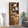 vidaXL Highboard &Pi;&alpha;&lambda;&iota;ό &xi;ύ&lambda;&omicron; 69,5 x 34 x 180 &epsilon;&kappa;. &Epsilon;&pi;&epsilon;&xi;&epsilon;&rho;&gamma;&alpha;&sigma;&mu;έ&nu;&omicron; &xi;ύ&lambda;&omicron;