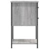 vidaXL Κομοδίνο Γκρι Sonoma 32 x 42 x 70 εκ. από Επεξεργασμένο Ξύλο