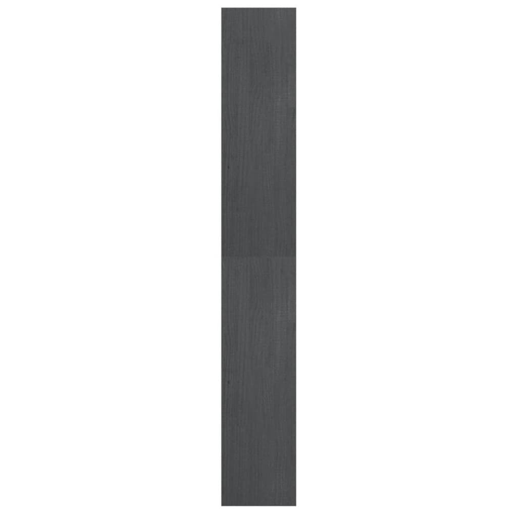 vidaXL Βιβλιοθήκη/Διαχωριστικό Χώρου Γκρι 40x30x199 εκ. Ξύλο Πεύκου