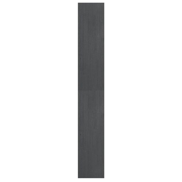 vidaXL Βιβλιοθήκη/Διαχωριστικό Χώρου Γκρι 40x30x199 εκ. Ξύλο Πεύκου