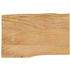 vidaXL &Epsilon;&pi;&iota;&phi;ά&nu;&epsilon;&iota;&alpha; &Tau;&rho;&alpha;&pi;&epsilon;&zeta;&iota;&omicron;ύ 60x40x3,8 &epsilon;&kappa;. Live Edge &Mu;&alpha;&sigma;ί&phi; &Xi;ύ&lambda;&omicron; &Mu;ά&nu;&gamma;&kappa;&omicron;