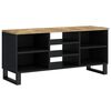 vidaXL Έπιπλο Τηλεόρασης 100x33x46 εκ. Μασίφ Ξύλο Μάνγκο & Επεξ. Ξύλο