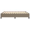 vidaXL Σκελετός Κρεβατιού Χωρίς Στρώμα Taupe 160x200 εκ. Υφασμάτινο