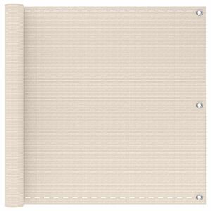 vidaXL &Omicron;&theta;ό&nu;&eta; &Mu;&pi;&alpha;&lambda;&kappa;&omicron;&nu;&iota;&omicron;ύ &Kappa;&rho;&epsilon;&mu; 75 x 700 cm HDPE &kappa;&alpha;&iota; &Alpha;&lambda;&omicron;&upsilon;&mu;ί&nu;&iota;&omicron;