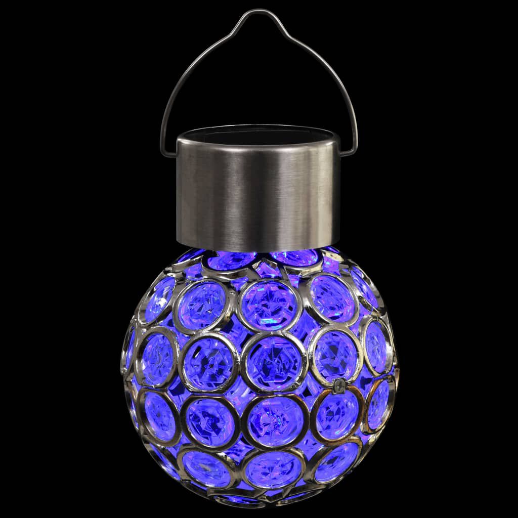 vidaXL Φωτιστικά Ηλιακά Κρεμαστά LED RGB 8 τεμ.