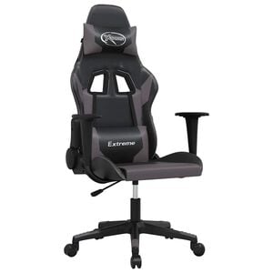vidaXL &Kappa;&alpha;&rho;έ&kappa;&lambda;&alpha; Gaming &Mu;&alpha;ύ&rho;&omicron;/&Gamma;&kappa;&rho;&iota; &alpha;&pi;ό &Sigma;&upsilon;&nu;&theta;&epsilon;&tau;&iota;&kappa;ό &Delta;έ&rho;&mu;&alpha;