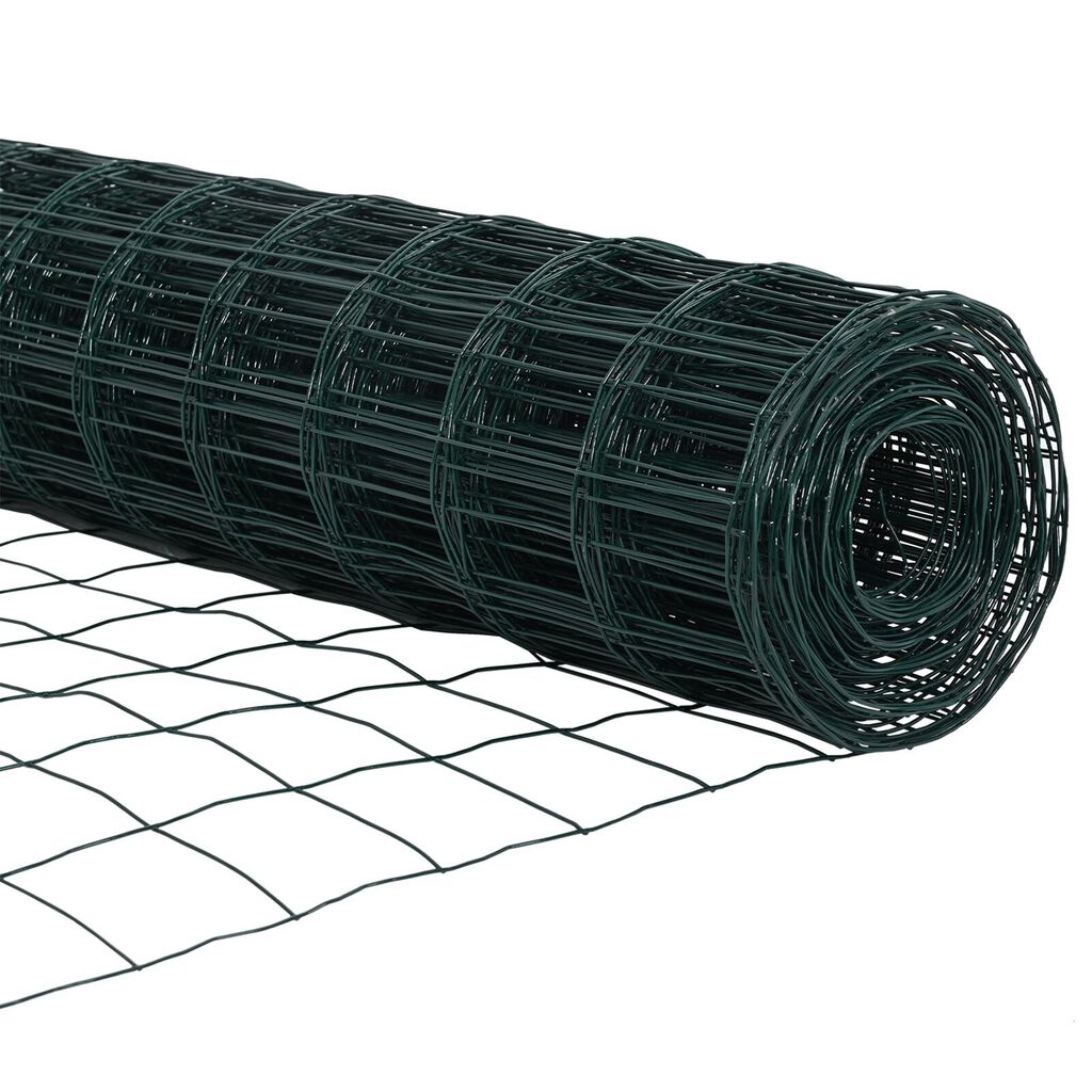 vidaXL Ευρωπαϊκός Φράχτης με 13 Επίπεδα Πόστα 0.4x25 μ Γαλβανισμένο Χάλυβα