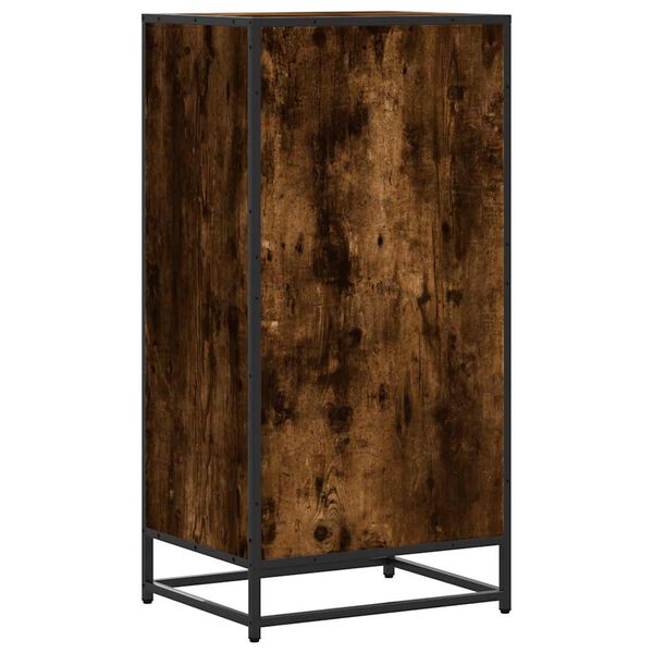 vidaXL Παπουτσοθήκη Καπνιστή Δρυς 48x38x97,5 εκ. Επεξεργασμένο Ξύλο