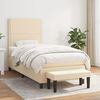 vidaXL &Kappa;&rho;&epsilon;&beta;ά&tau;&iota; Boxspring &mu;&epsilon; &Sigma;&tau;&rho;ώ&mu;&alpha; &Kappa;&rho;&epsilon;&mu; 90x200 &epsilon;&kappa;.&Upsilon;&phi;&alpha;&sigma;&mu;ά&tau;&iota;&nu;&omicron;