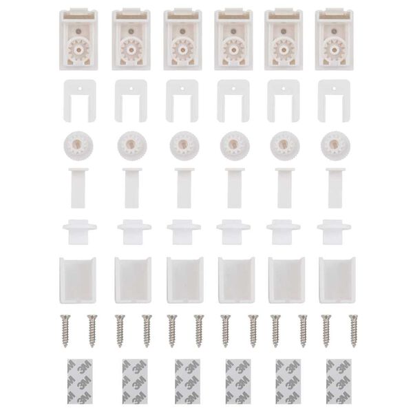 vidaXL Πλισέ περσίδα Μαύρο 110x150 cm Πλάτος υφάσματος 109,4 cm