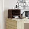vidaXL Έπιπλο Οργάνωσης Γραφείου Καφέ Δρυς 36x26x29,5εκ Επεξ. Ξύλο