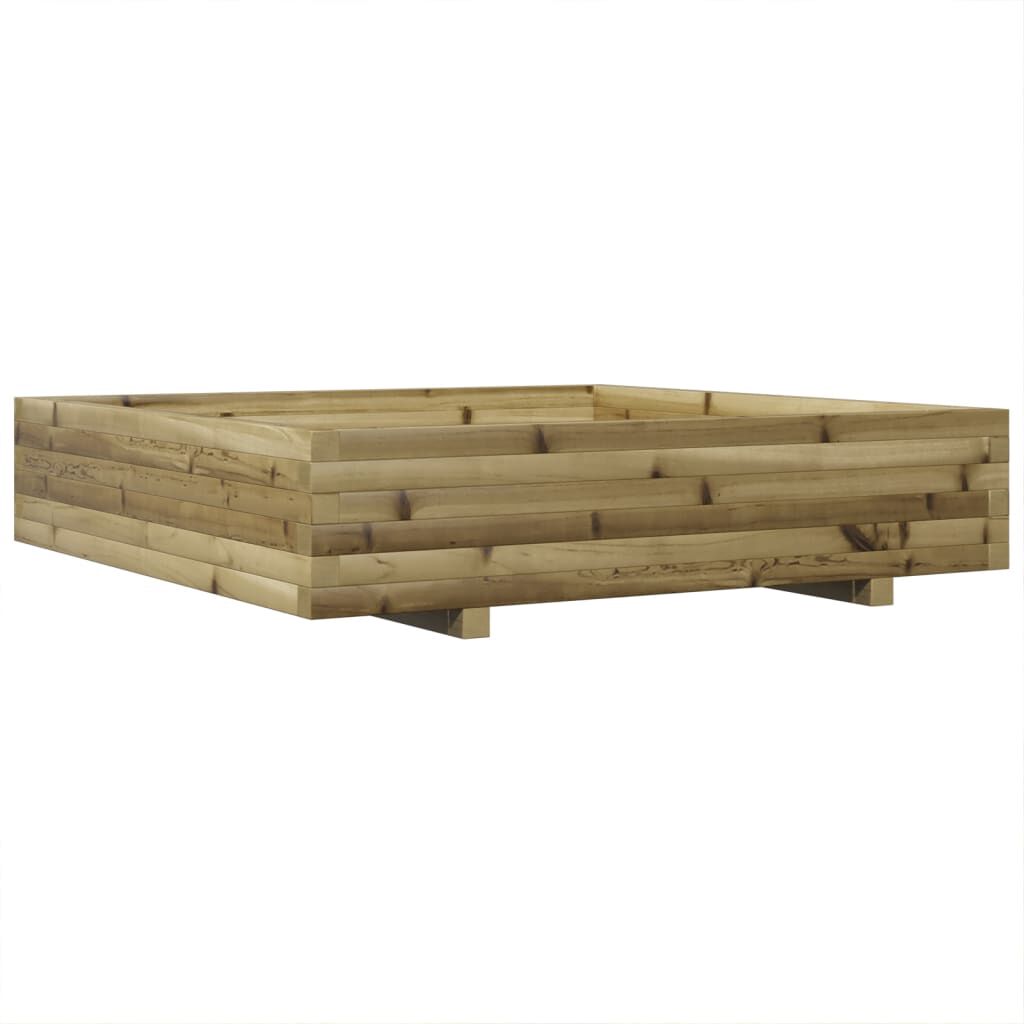 vidaXL Ζαρντινιέρα Κήπου 110x110x26,5 εκ. από Εμποτισμένο Ξύλο Πεύκου