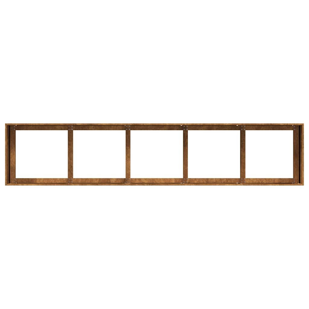vidaXL Ζαρντινιέρα 200x40x40 εκ. Ατσάλι Σκληρυθέν στον Αέρα