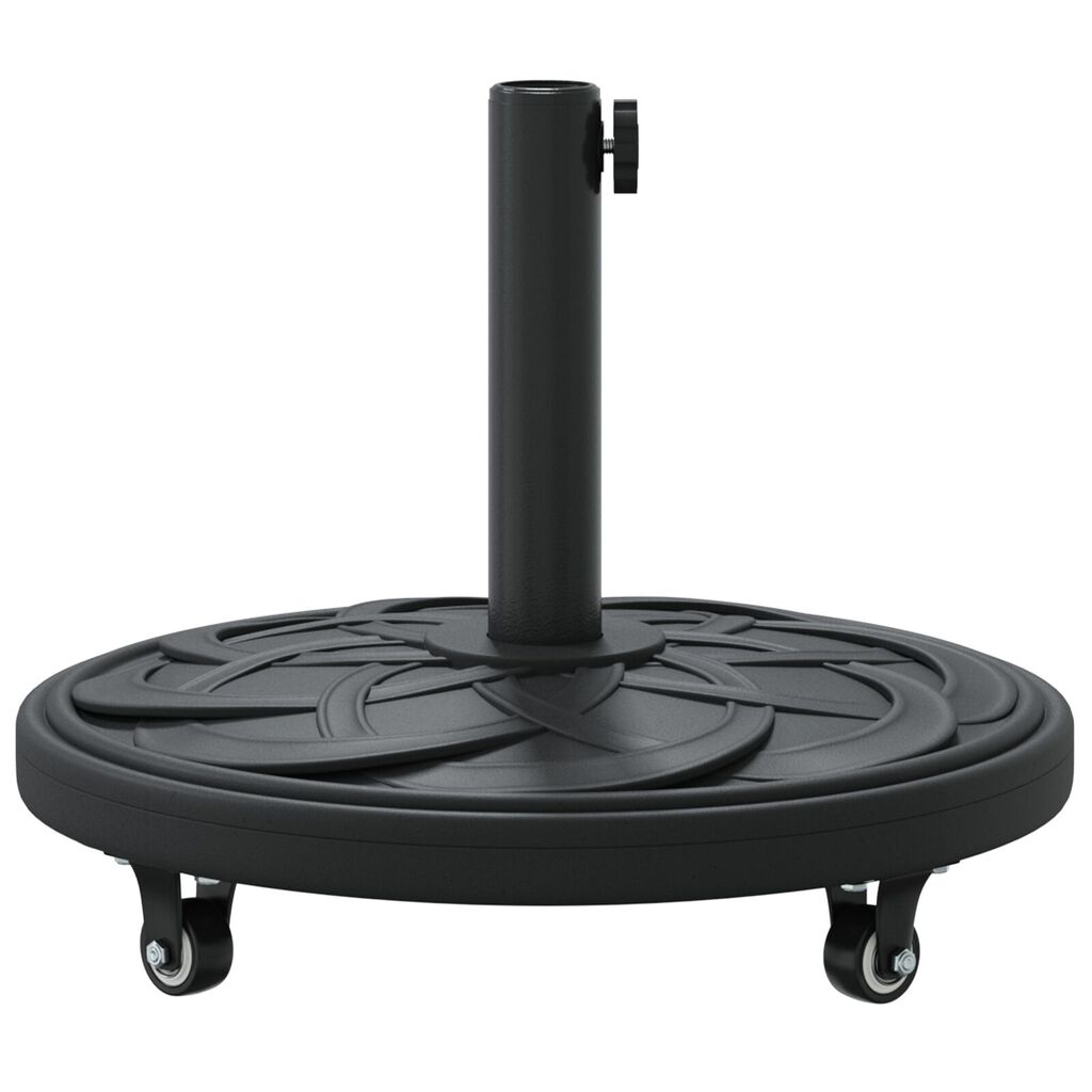 vidaXL Βάση Παρόχων με Ρόδες για Πόλους Ø38-48 mm 13 kg Στρογγυλή